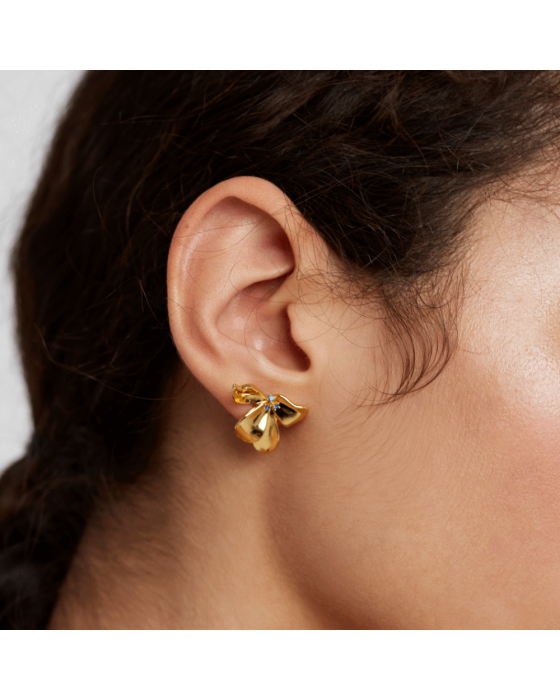 Σκουλαρίκια PDPAOLA Fleur από ασήμι 925 AR01-190-U - 