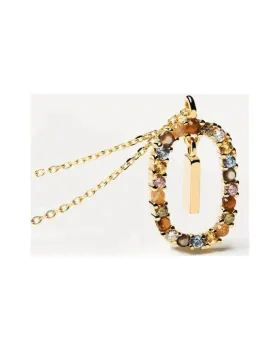 Κολιέ PDPAOLA Μονόγραμμα Ι από ασήμι 925 CO01-268-U - 