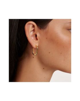 Σκουλαρίκια PDPAOLA Signature Link από ασήμι 925 AR01-415-U - 