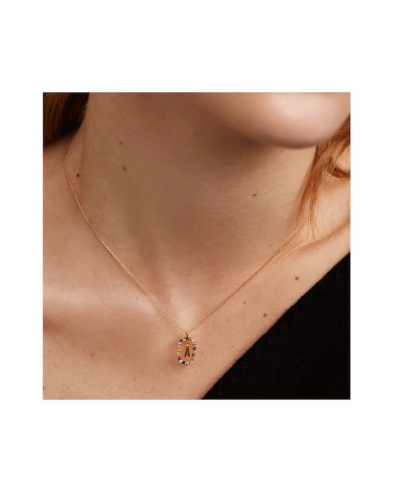 Κολιέ PDPAOLA Μονόγραμμα Α από ασήμι 925 CO01-260-U - 