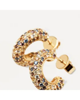 Σκουλαρίκια PDPAOLA Tiger από ασήμι 925 AR01-291-U - 