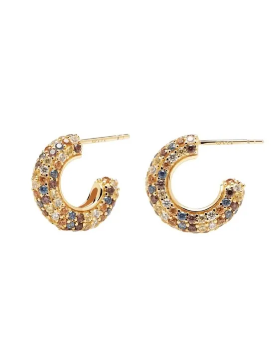 Σκουλαρίκια PDPAOLA Tiger από ασήμι 925 AR01-291-U