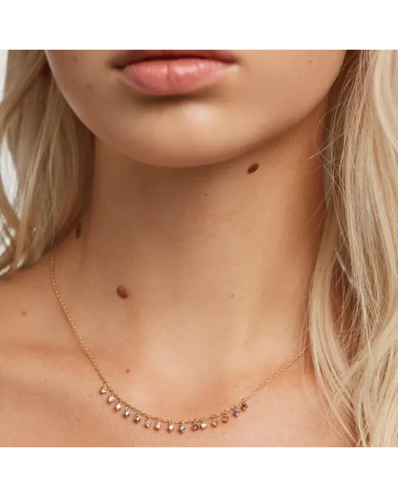 Κολιέ PDPAOLA Willow Gold Επίχρυσο 18K Ασήμι 925 CO01-192-U, όψη 3