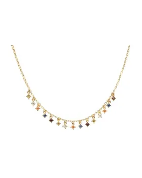 Κολιέ PDPAOLA Willow Gold Επίχρυσο 18K Ασήμι 925 CO01-192-U, Ασήμι 925, Χρυσό