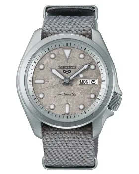 Ανδρικό ρολόι Seiko 5 Sports Automatic SRPG63K1, Γκρι καντράν, Λουρί από Υφασμάτινο