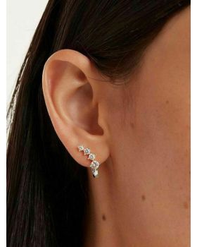 Σετ Κολιέ PDPAOLA και σκουλαρίκια The Forever Silver από Ασήμι 925 BU02-040-U - 