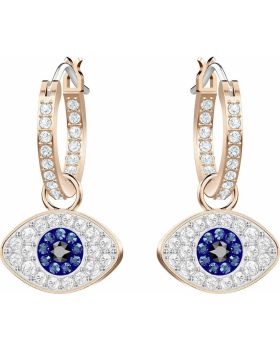 Σκουλαρίκια Swarovski Duo Evil Eye Hoop 5425857