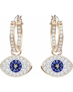 Σκουλαρίκια Swarovski Duo Evil Eye Hoop 5425857