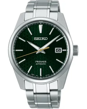 Ανδρικό ρολόι Seiko Presage Automatic SPB169J1, Πράσινο καντράν, Μπρασελέ από Ανοξείδωτο ατσάλι