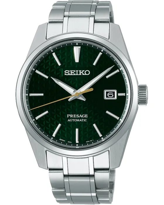 Ανδρικό ρολόι Seiko Presage Automatic SPB169J1, Πράσινο καντράν, Μπρασελέ από Ανοξείδωτο ατσάλι