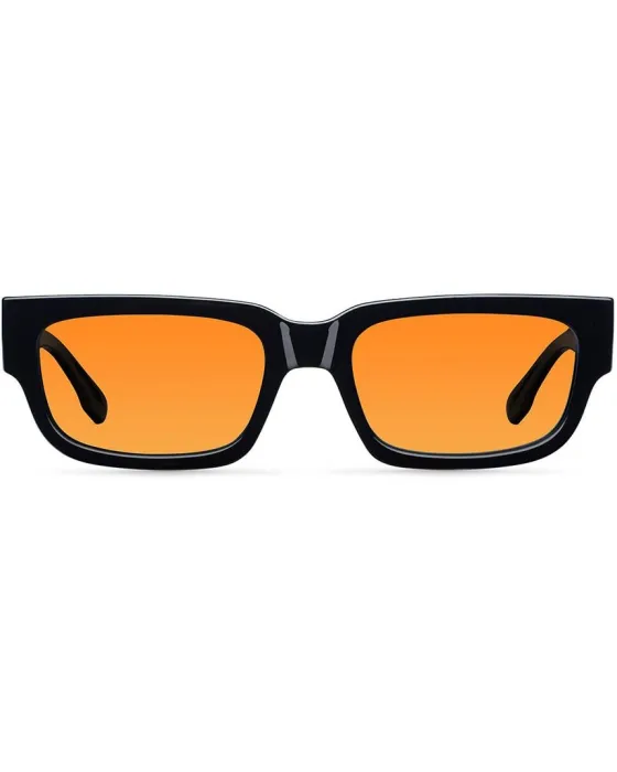 Γυαλιά ηλίου Meller Thabo Black Pumpkin TH-TUTORANGE, Μαύρο σκελετός, Πορτοκαλί φακοί, UV400 CATEGORY 3