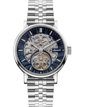 Ανδρικό ρολόι Ingersoll Charles Automatic I05807, Μπλε καντράν, Μπρασελέ από Ανοξείδωτο ατσάλι