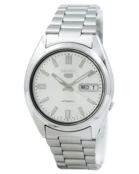 Ανδρικό ρολόι Seiko 5 Automatic SNXS73, Ασημί καντράν, Μπρασελέ από Ανοξείδωτο ατσάλι