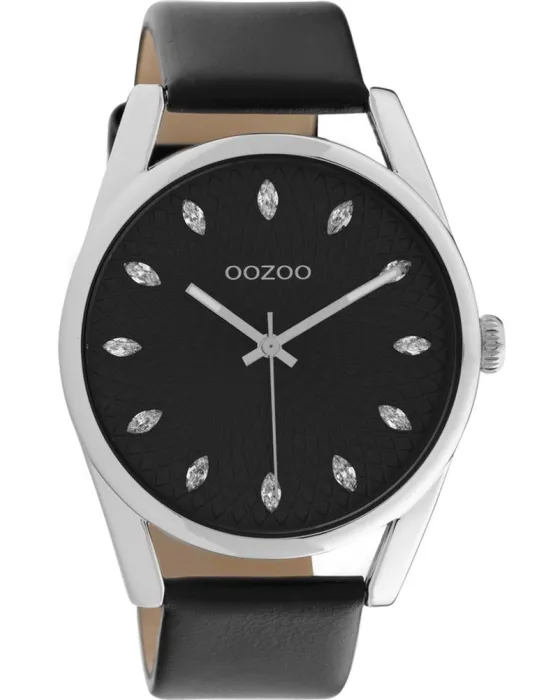 Women's watch Oozoo Timepieces C10818, Black dial, Strap in Rubber