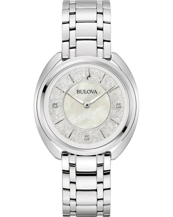 Γυναικείο ρολόι Bulova Classic 96P240, Ασημί καντράν, Μπρασελέ από Ανοξείδωτο ατσάλι