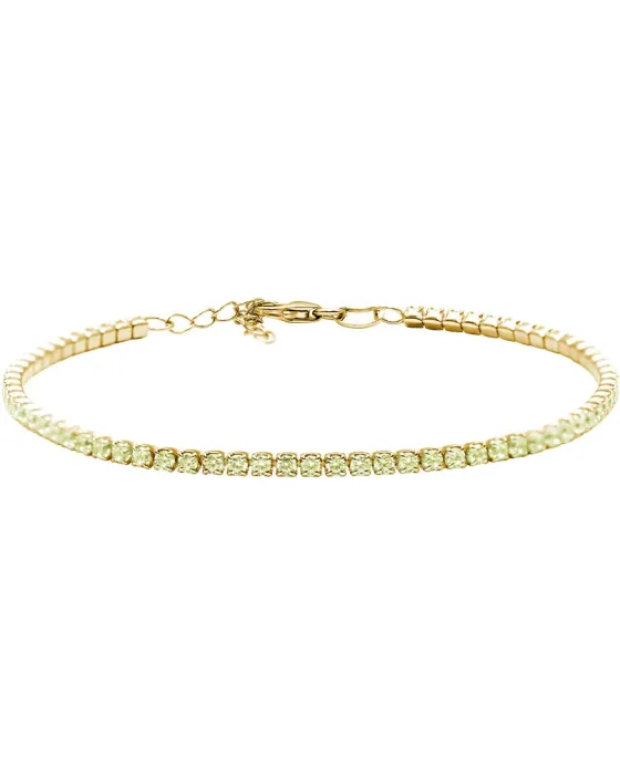 Βραχιόλι For You Jewels Luminosa B17582GD, Ασήμι 925, Χρυσό