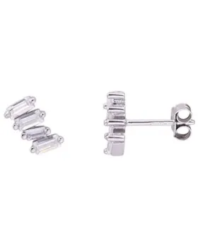 Σκουλαρίκια For You Jewels Aria E17351, Ασήμι 925, Ασημί