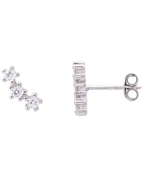 Σκουλαρίκια For You Jewels Aria E17353, Ασήμι 925, Ασημί