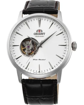 Ανδρικό ρολόι Orient Contemporary Automatic FAG02005W0, Λευκό καντράν, Λουρί από Δερμάτινο
