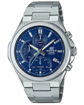 Ανδρικό ρολόι Casio Edifice EFB-700D-2AVUEF, Μπλε καντράν, Μπρασελέ από Ανοξείδωτο ατσάλι
