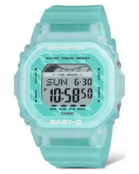 Γυναικείο ρολόι Casio Baby-G Chronograph BLX-565S-2ER, LCD καντράν, Λουρί από Καουτσούκ