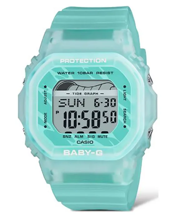 Γυναικείο ρολόι Casio Baby-G Chronograph BLX-565S-2ER, LCD καντράν, Λουρί από Καουτσούκ