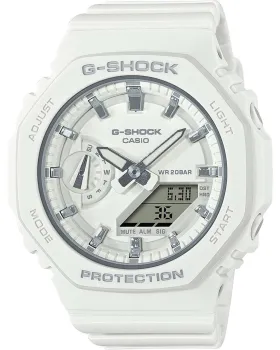Ανδρικό ρολόι Casio G Shock GMA-S2100-7AER, Λευκό καντράν, Λουρί από Καουτσούκ