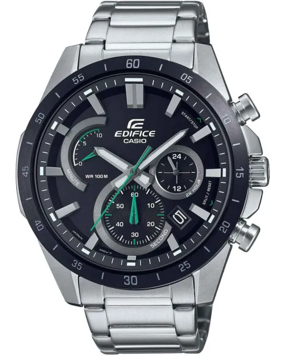 Ανδρικό ρολόι Casio Edifice Chronograph EFR-573DB-1AVUEF, Μαύρο καντράν, Μπρασελέ από Ανοξείδωτο ατσάλι