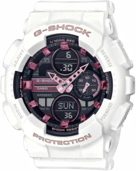 Ανδρικό ρολόι Casio G-Shock GMA-S140M-7AER, LCD καντράν, Λουρί από Καουτσούκ