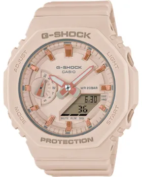 Ανδρικό / Γυναικείο ρολόι Casio G-Shock GMA-S2100-4AER, Μπεζ καντράν, Λουρί από Καουτσούκ
