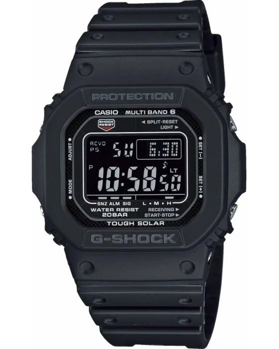 Ανδρικό ρολόι Casio G-Shock GW-M5610U-1BER, LCD καντράν, Λουρί από Καουτσούκ