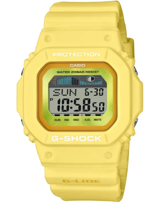 Ανδρικό ρολόι Casio G-Shock GLX-5600RT-9ER, LCD καντράν, Λουρί από Καουτσούκ
