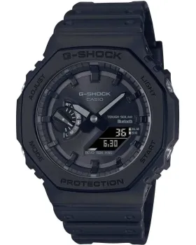 Ανδρικό ρολόι Casio G-Shock Tough Solar GA-B2100-1A1ER, Μαύρο καντράν, Λουρί από Καουτσούκ