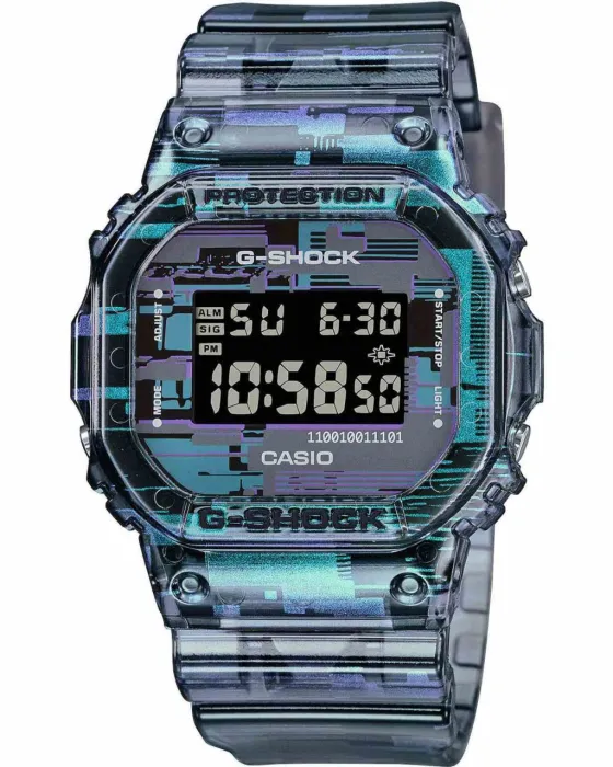 Ανδρικό ρολόι Casio G-Shock Chronograph DW-5600NN-1ER, Μαύρο καντράν, Λουρί από Καουτσούκ
