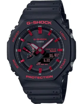 Ανδρικό ρολόι Casio G-Shock GA-B2100BNR-1AER, Μαύρο καντράν, Λουρί από Καουτσούκ