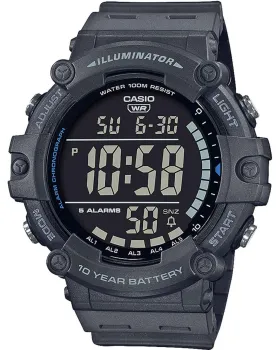 Ανδρικό ρολόι Casio Collection AE-1500WH-8BVEF, Μαύρο καντράν, Λουρί από Καουτσούκ