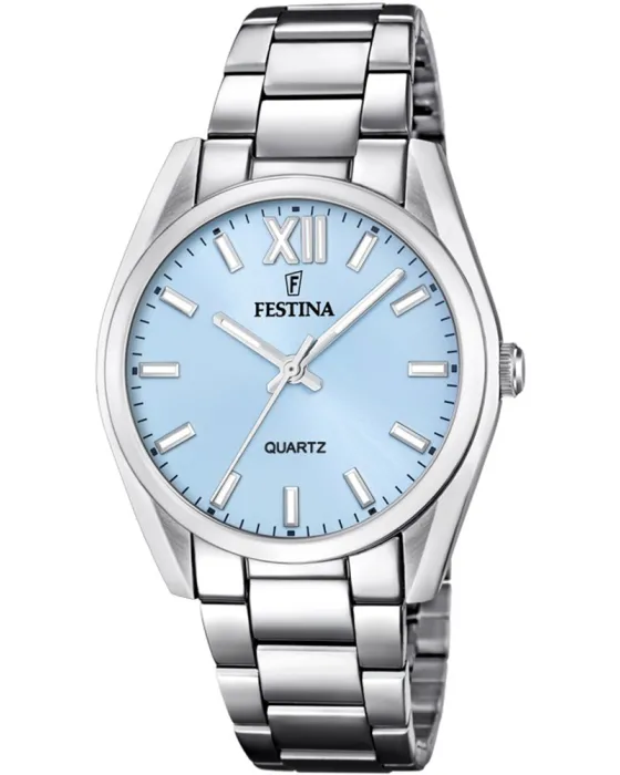 Γυναικείο ρολόι Festina Alegria F20622/3, Γαλάζιο καντράν, Μπρασελέ από Ανοξείδωτο ατσάλι