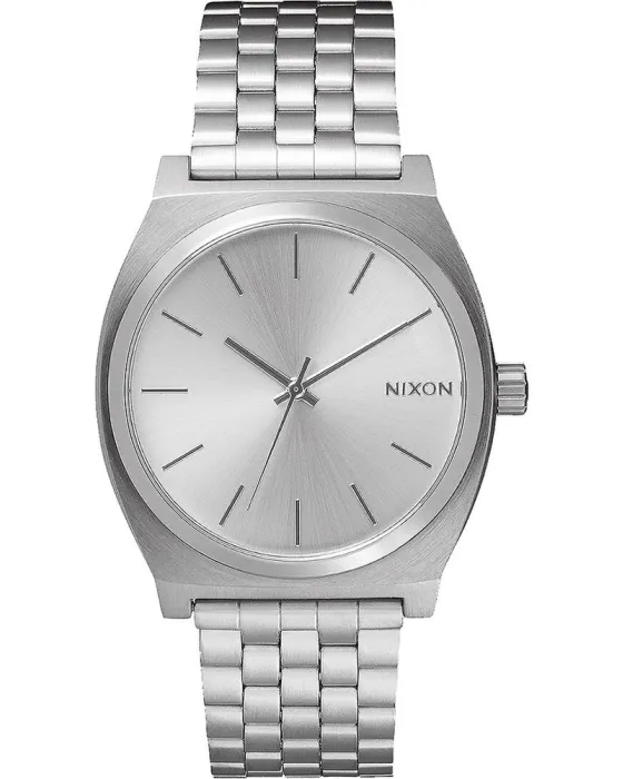 Ανδρικό / Γυναικείο ρολόι Nixon Time Teller A045-1920-00, Ασημί καντράν, Μπρασελέ από Ανοξείδωτο ατσάλι