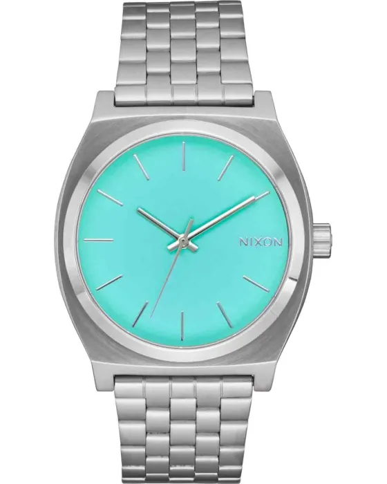 Ανδρικό / Γυναικείο ρολόι Nixon Time Teller A045-2084-00, Τιρκουάζ καντράν, Μπρασελέ από Ανοξείδωτο ατσάλι