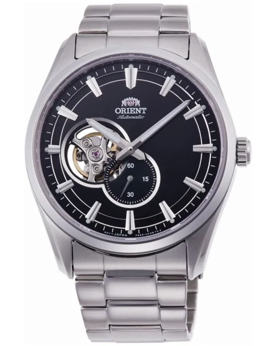 Ανδρικό ρολόι Orient Automatic RA-AR0002B10B, Μαύρο καντράν, Μπρασελέ από Ανοξείδωτο ατσάλι
