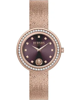 Γυναικείο ρολόι Versus Versace VSPCG1921, Μπορντό καντράν, Μπρασελέ από Ανοξείδωτο ατσάλι