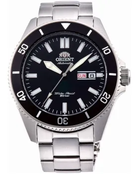 Ανδρικό ρολόι Orient Automatic RA-AA0008B19B, Μαύρο καντράν, Μπρασελέ από Ανοξείδωτο ατσάλι