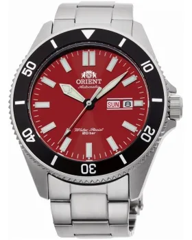 Ανδρικό ρολόι Orient Kanno Automatic RA-AA0915R19B, Κόκκινο καντράν, Μπρασελέ από Ανοξείδωτο ατσάλι