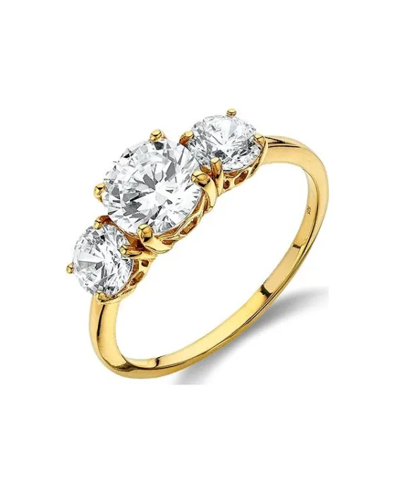 Vogue Ring Silver 925 2017385111.1, Silver 925, Gold