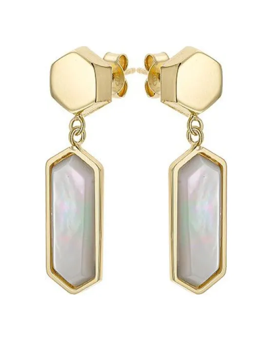 Vogue Earrings Silver 925 20176023261, Silver 925, Gold