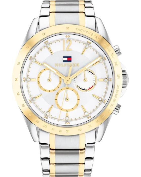 Γυναικείο ρολόι Tommy Hilfiger Kenzie 1782555, Ασημί καντράν, Μπρασελέ από Ανοξείδωτο ατσάλι