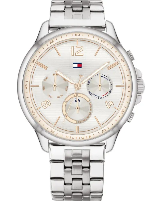 Γυναικείο ρολόι Tommy Hilfiger Harper 1782222, Ασημί καντράν, Μπρασελέ από Ανοξείδωτο ατσάλι