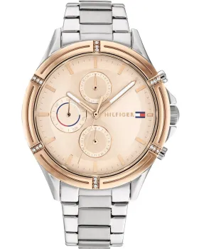 Γυναικείο ρολόι Tommy Hilfiger Arianna 1782503, Ροζ Χρυσό καντράν, Μπρασελέ από Ανοξείδωτο ατσάλι