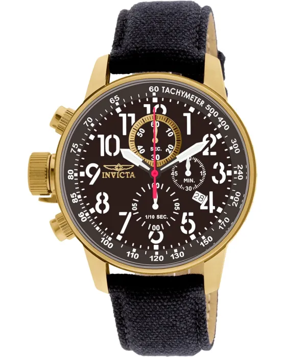 Ανδρικό ρολόι Invicta I-Force Chronograph 1515, Μαύρο καντράν, Λουρί από Ανοξείδωτο ατσάλι