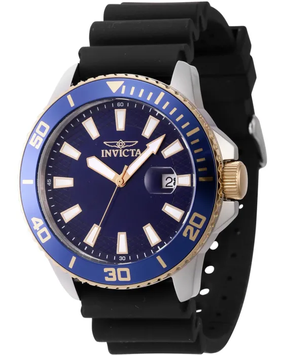 Men's watch Invicta Pro Diver 46092, Blue dial, Strap in Rubber